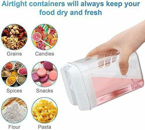 Airtight food storage containers