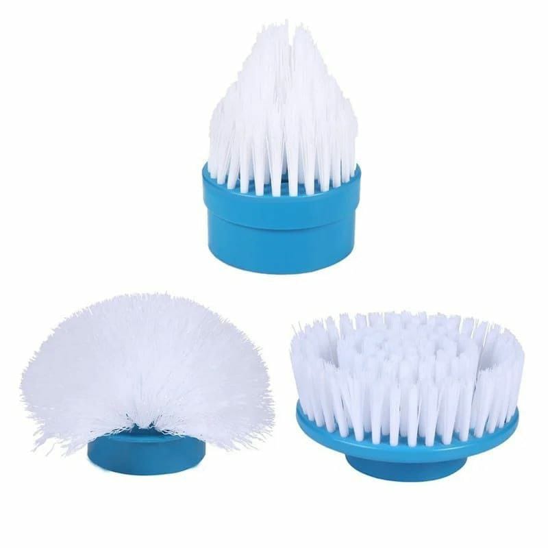 Electric hurricane spin scrubber