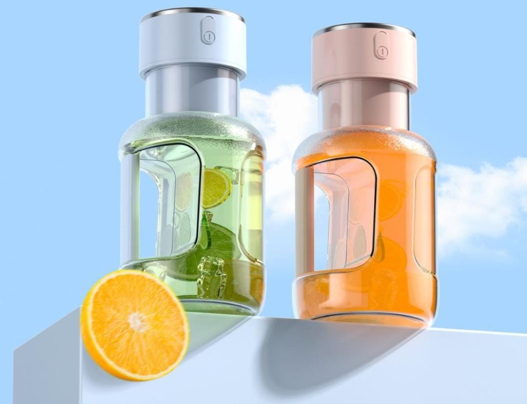 High quality 2in1 cordless rechargeable portable blender juicer