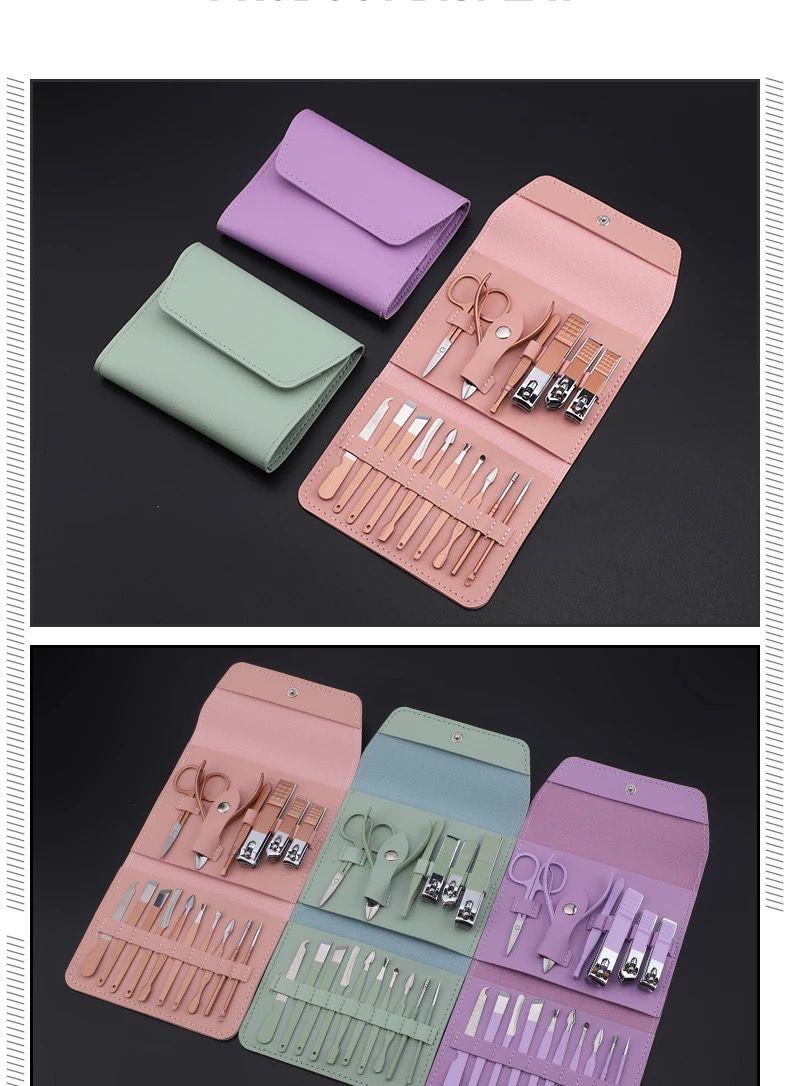 16 in 1  Pedicure manicure nail set