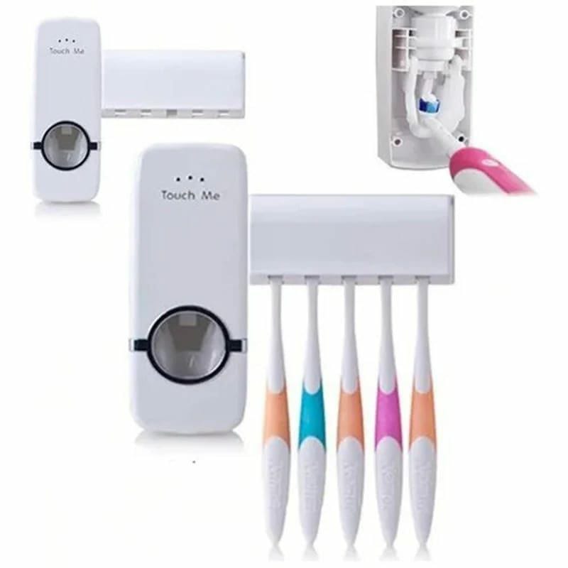 Touch me toothpaste dispenser