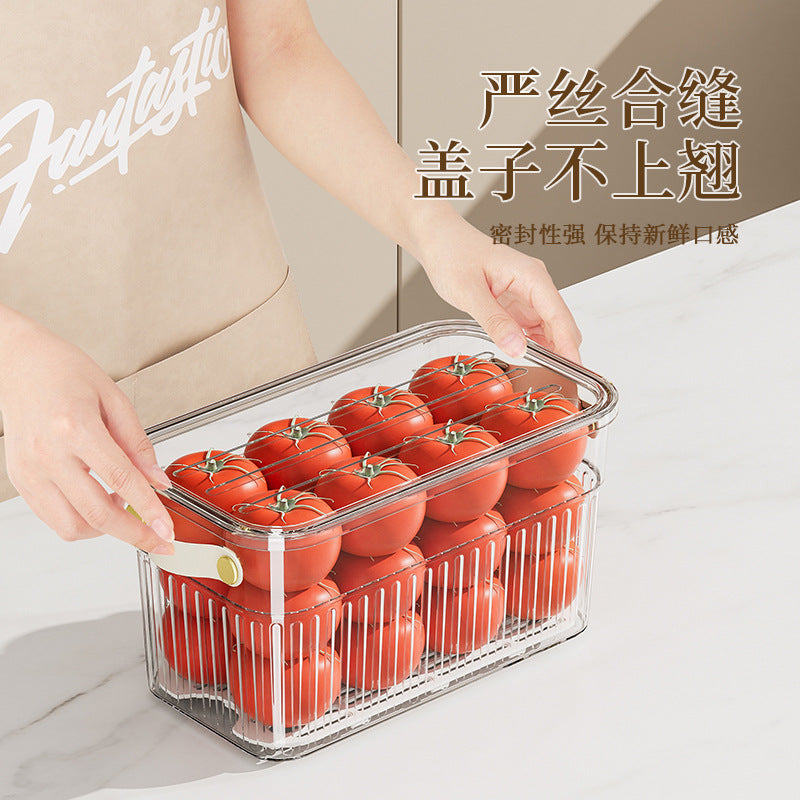 Stackable acrylic fridge containers