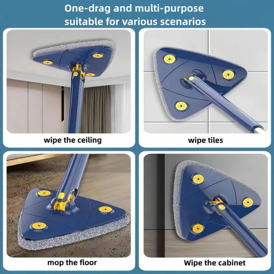 Rotatable adjustable cleaning Mop