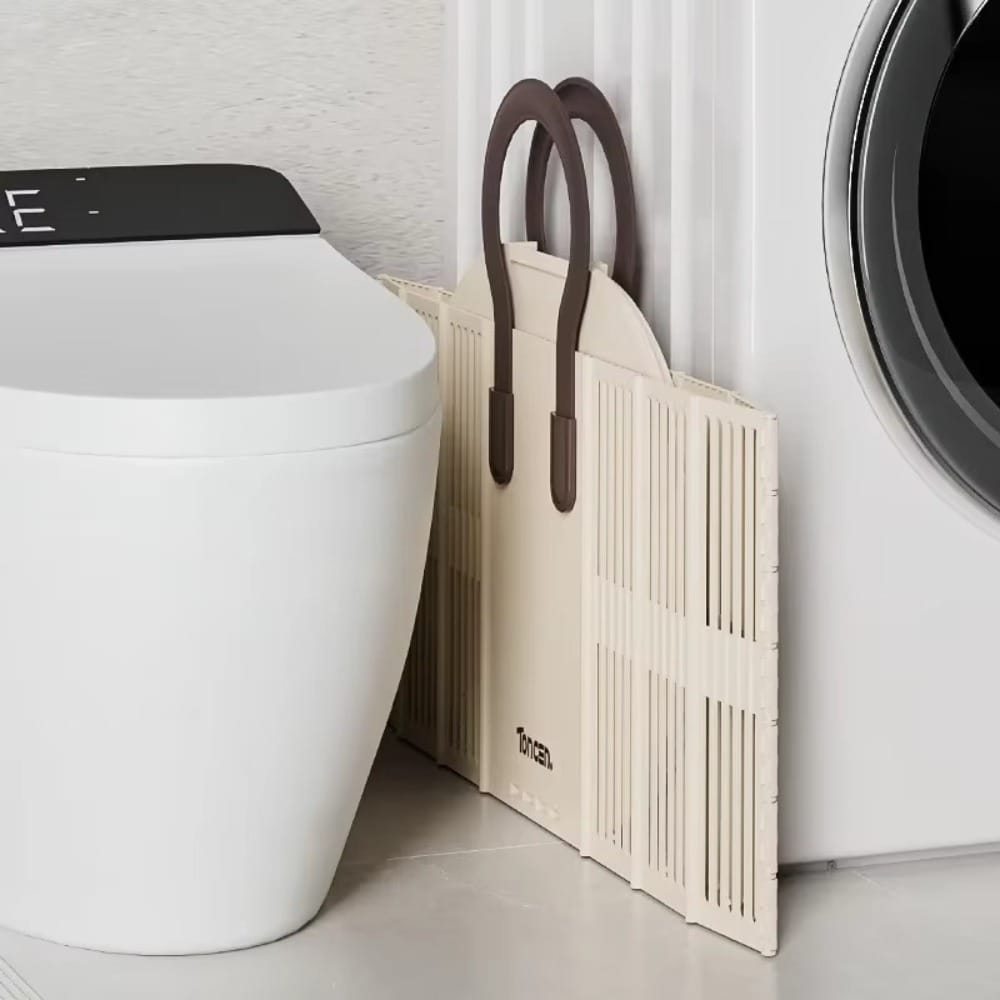 Foldable laundry/Toy basket with handle