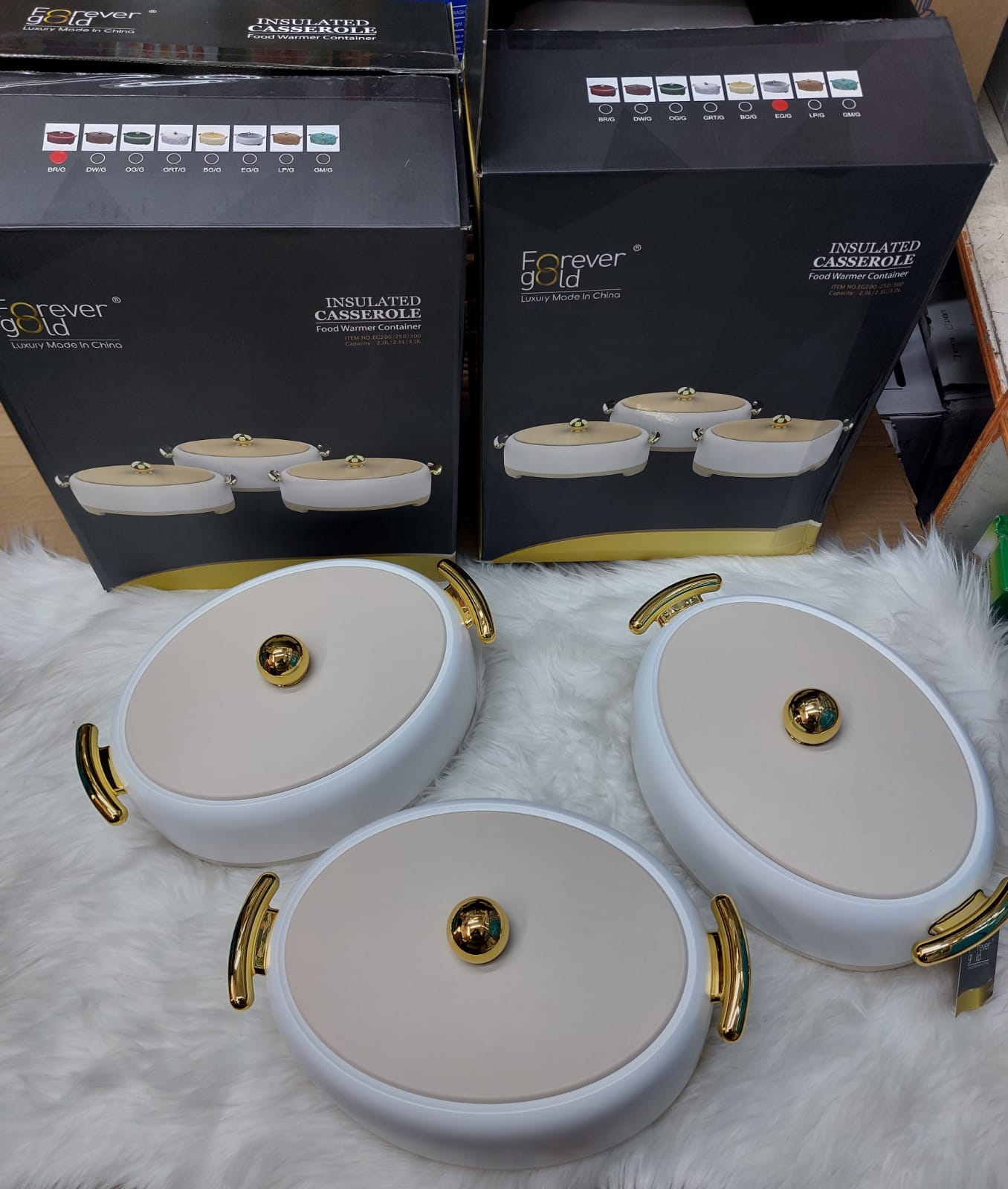 Insulated Casserole Marble hot pot.