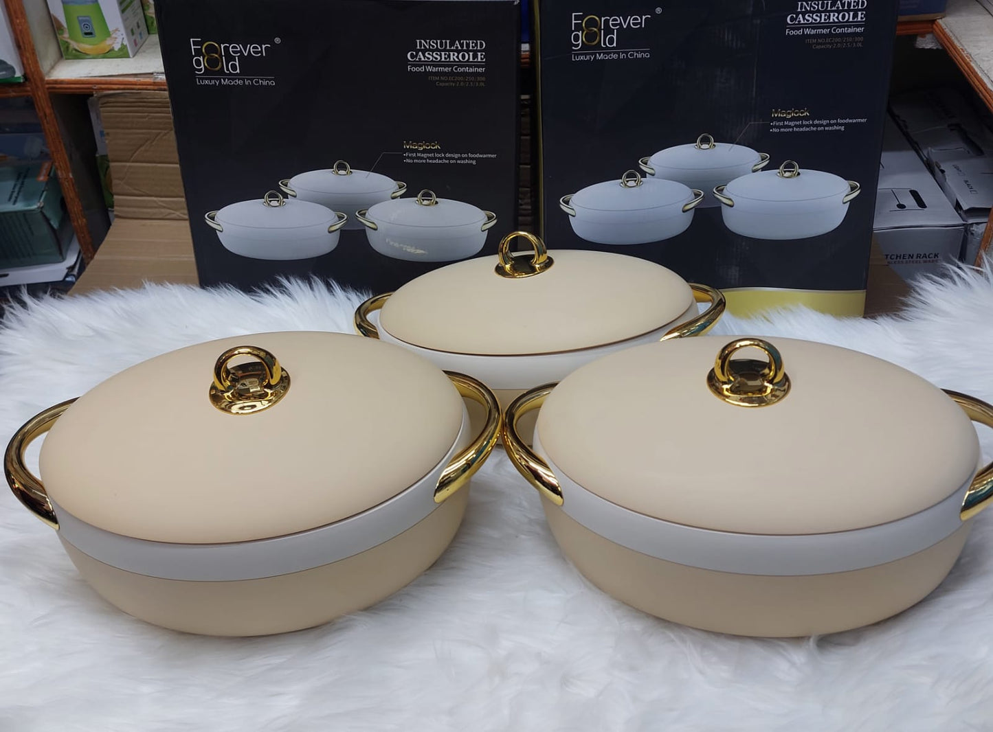 Insulated Casserole Marble hot pot.