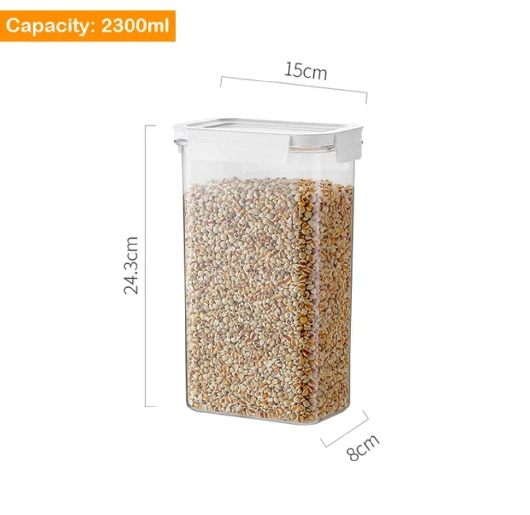 Quality airtight stackable acrylic cereal containers