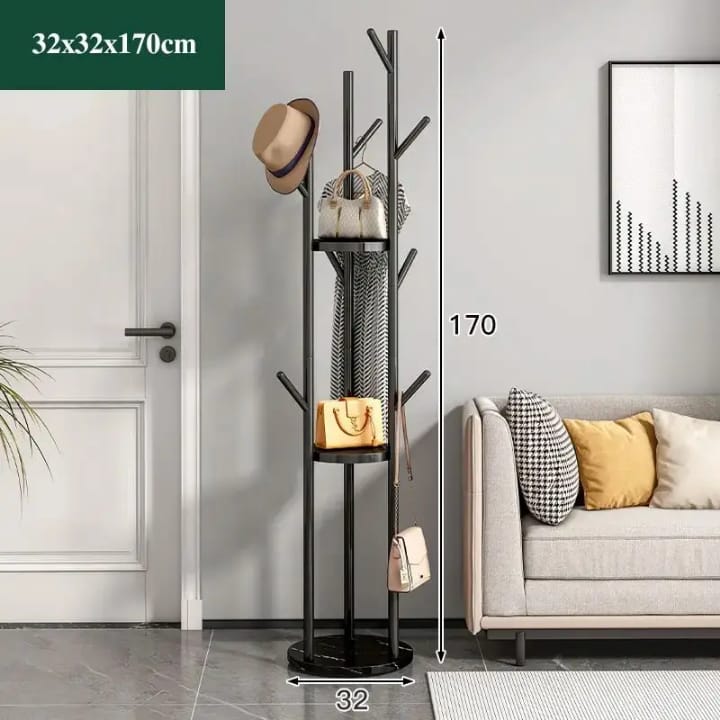 Fancy Multi-Functional metallic Coat/handbag hanger