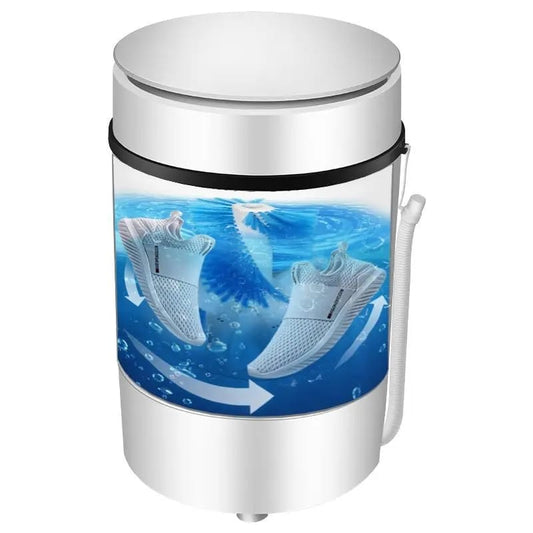 2 in 1 electric washing machine with a cleaning brush