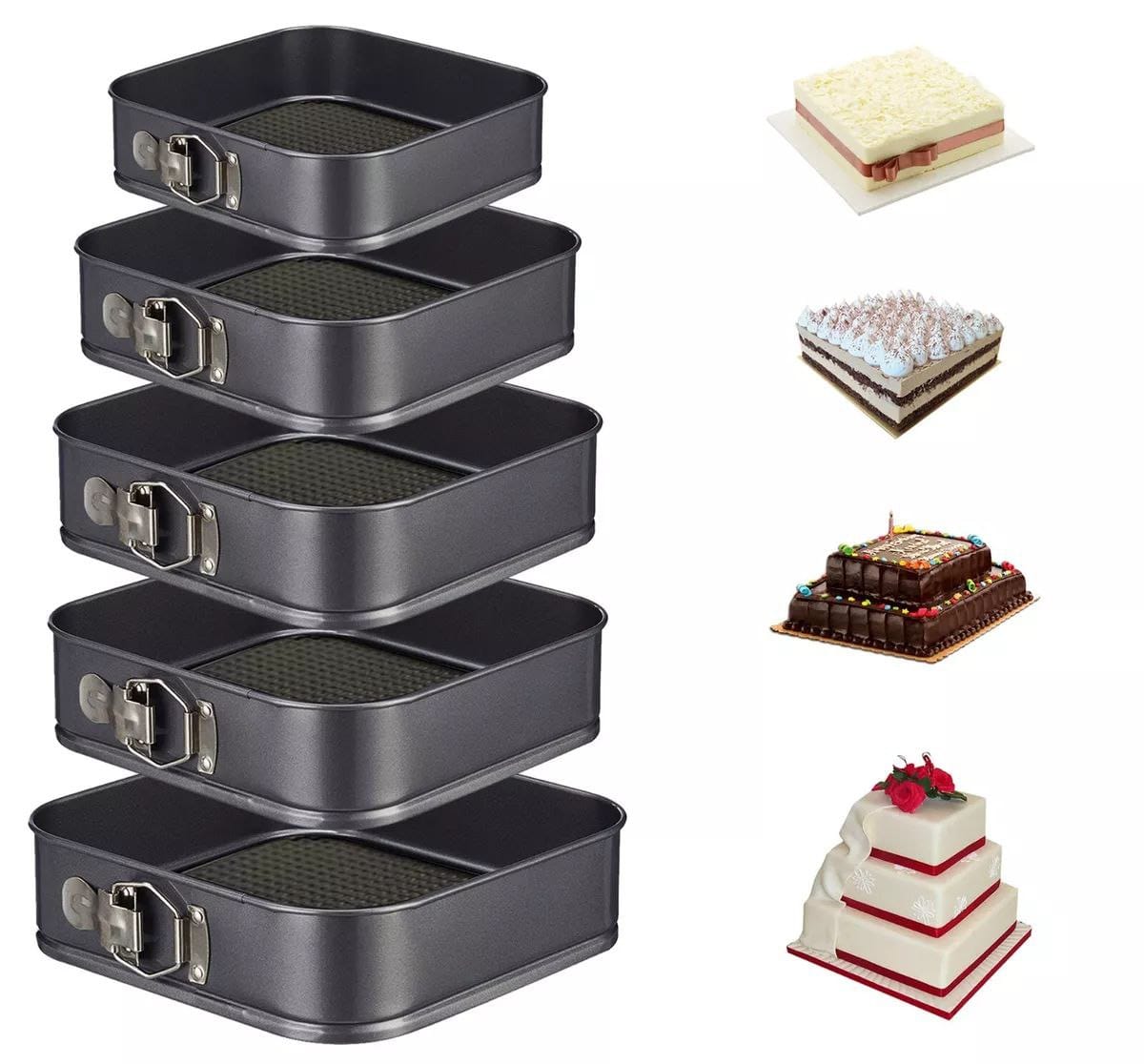 Square baking tins