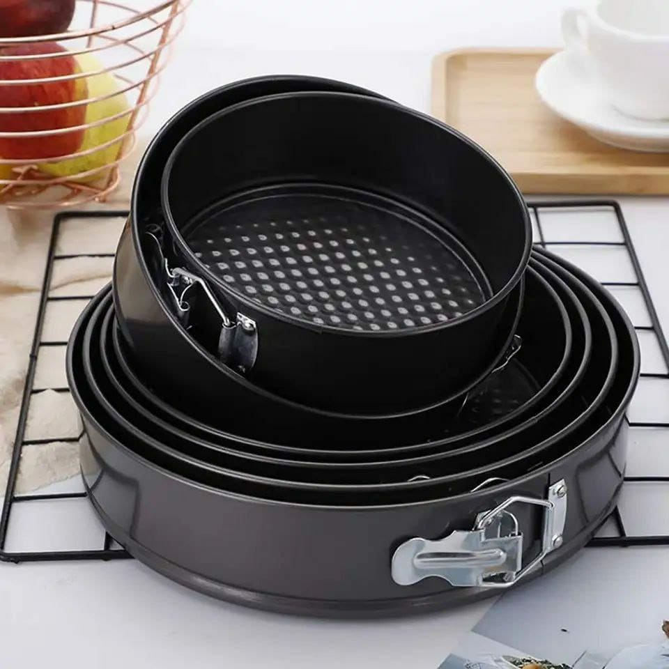 Round baking tin set