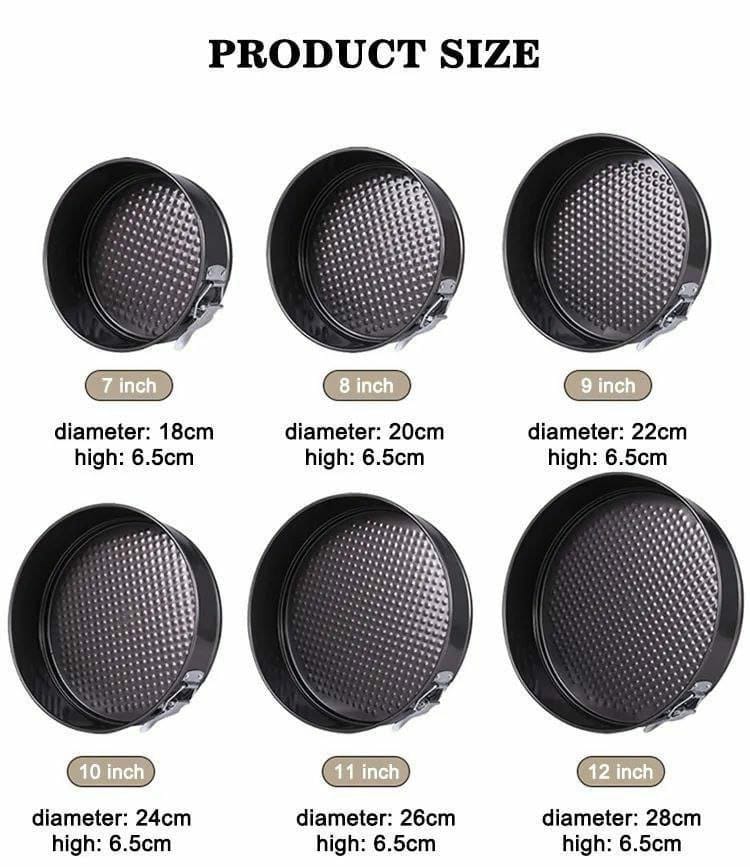 Round baking tin set