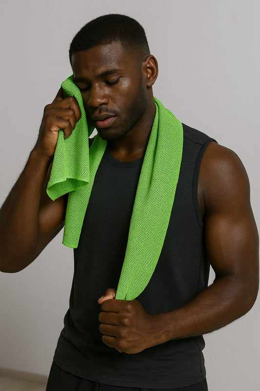 Silk microfibre towel