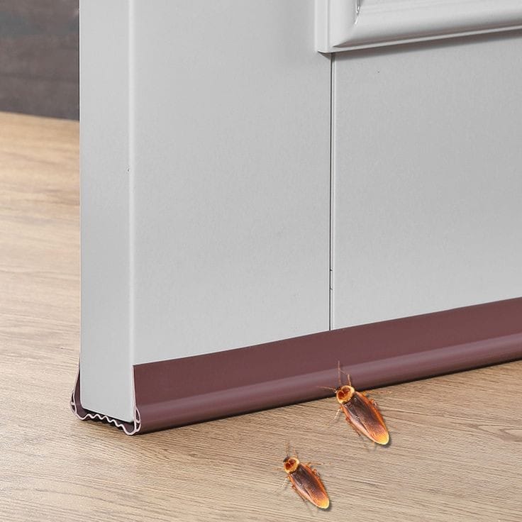 Silicone door strip