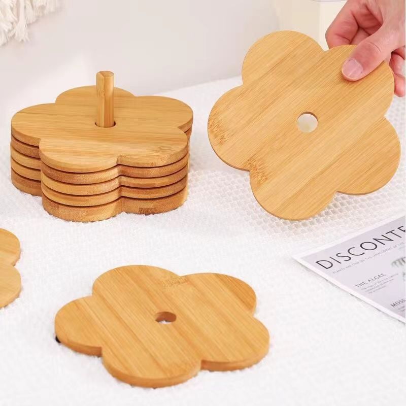 Bamboo cup coaster