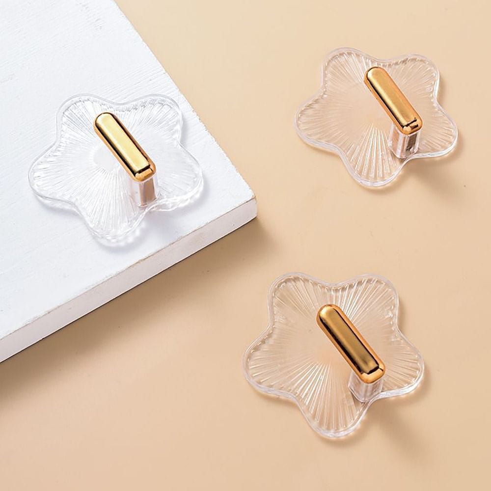 Punch free wall hanging hooks