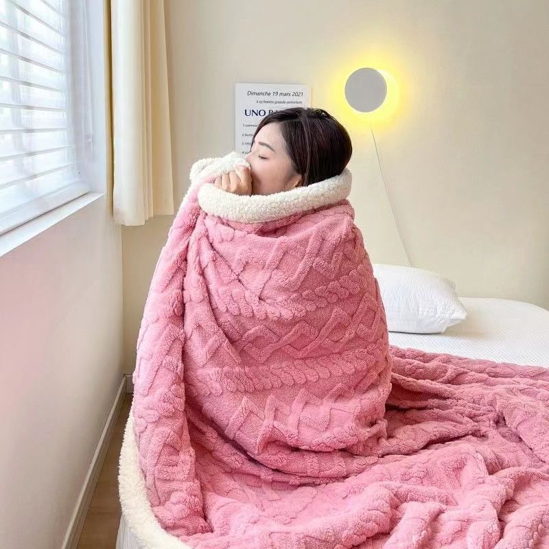 Fleece throw blankets