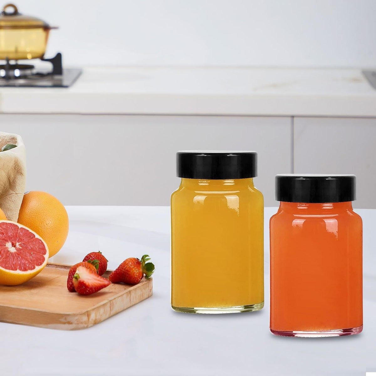 Ginger shot glass bottle