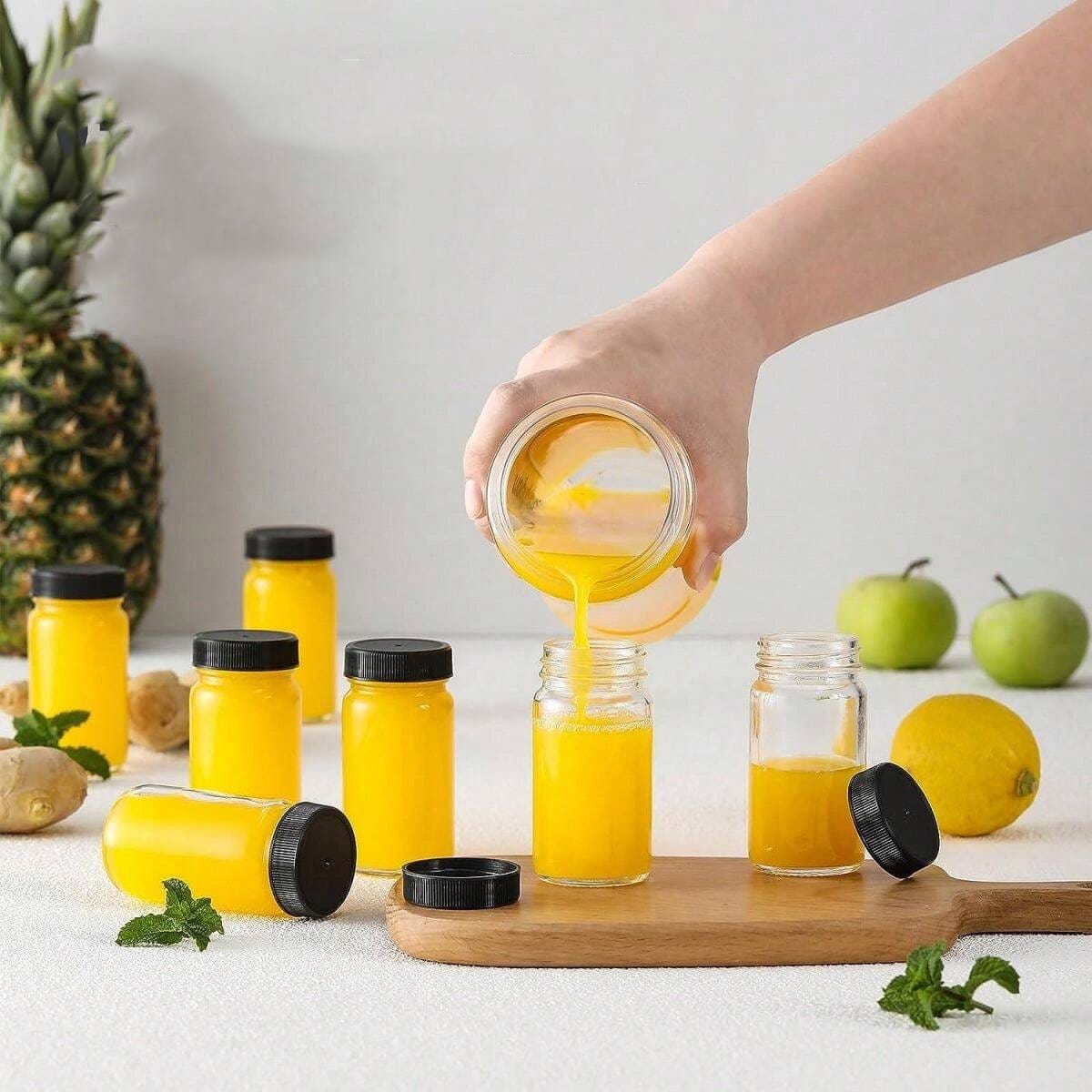 Ginger shot glass bottle