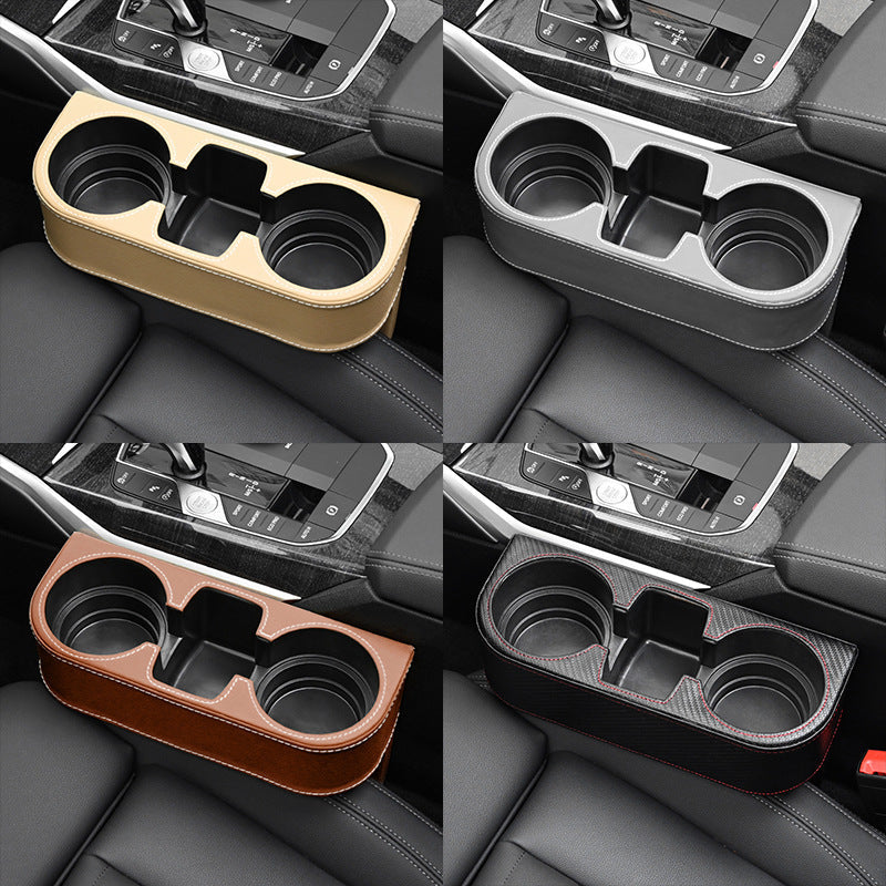 Car cup holder with phone holder