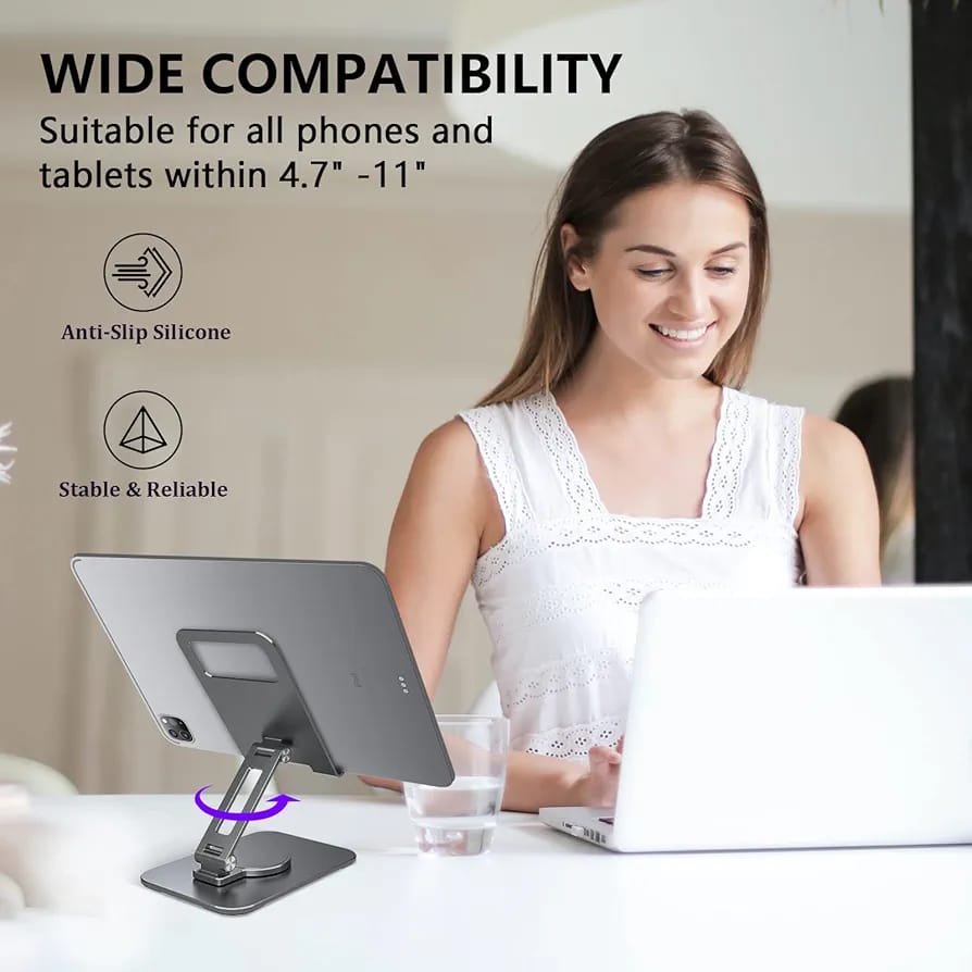 Rotating phone holder