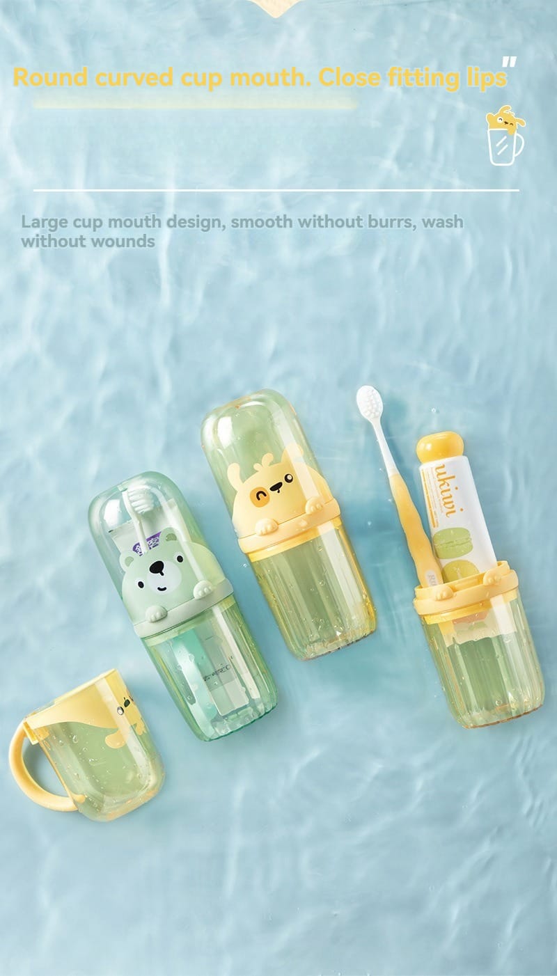 Cartoon theme toothbrush holder