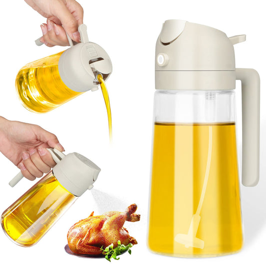 2 in 1 oil jar with sprayer