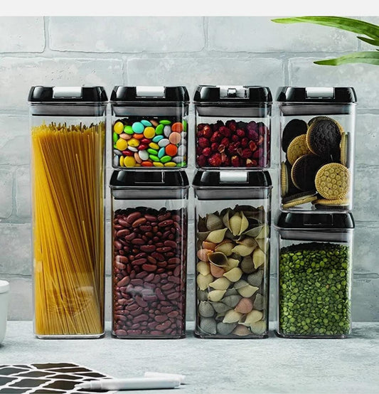 7 pcs airtight food storage containers