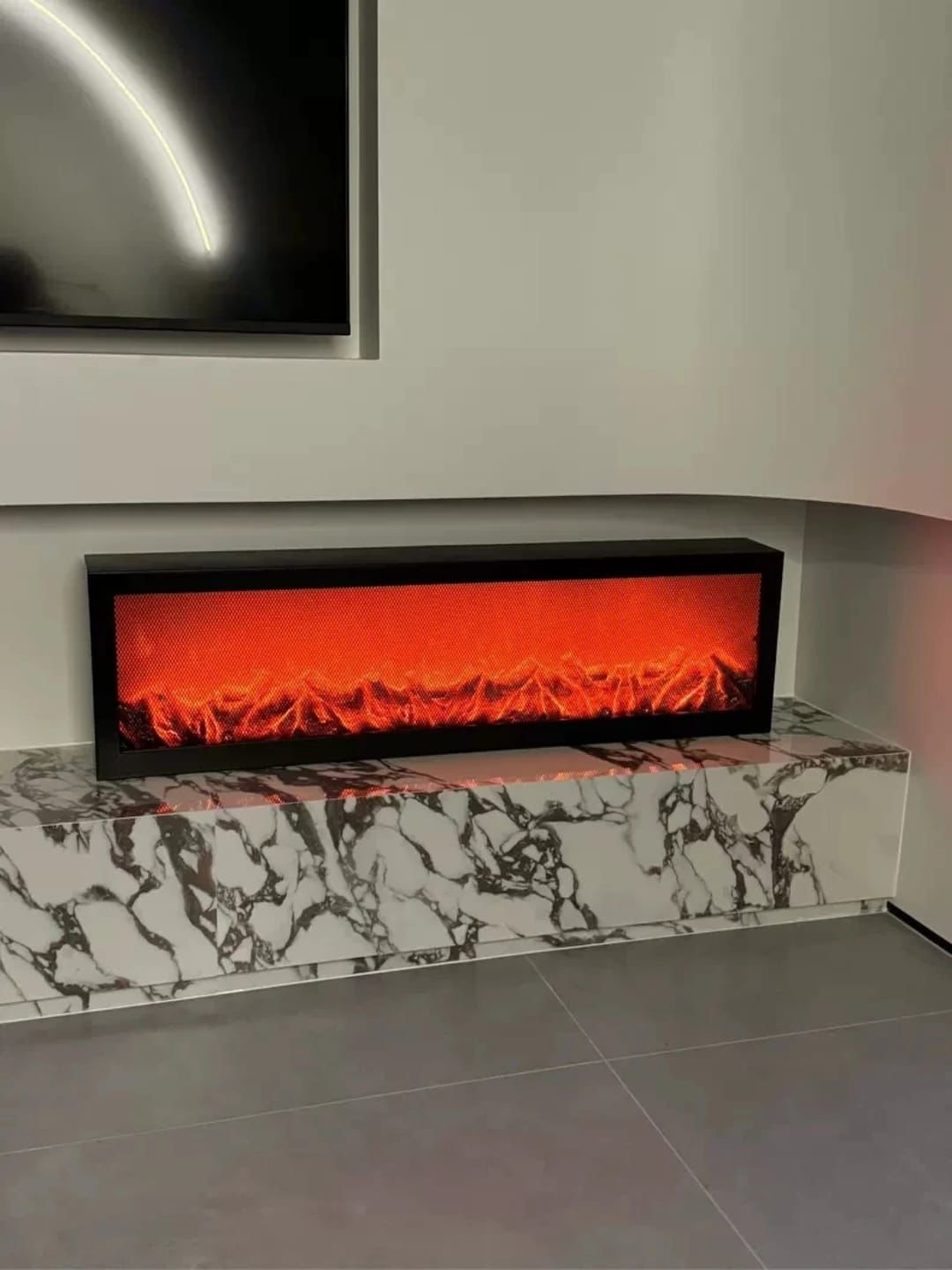 Vintage Nordic 3D LED Electric Fire Place