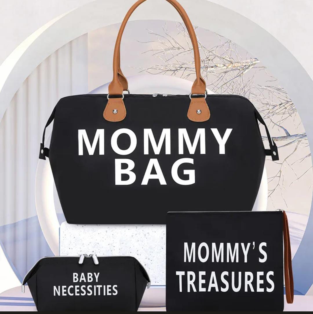 Mommy Bag Travel Storage Bag Waterproof 3-Pack Wet Dry Separation Baby Diaper Storage Packing Portable Pouch Large Capacity Bag