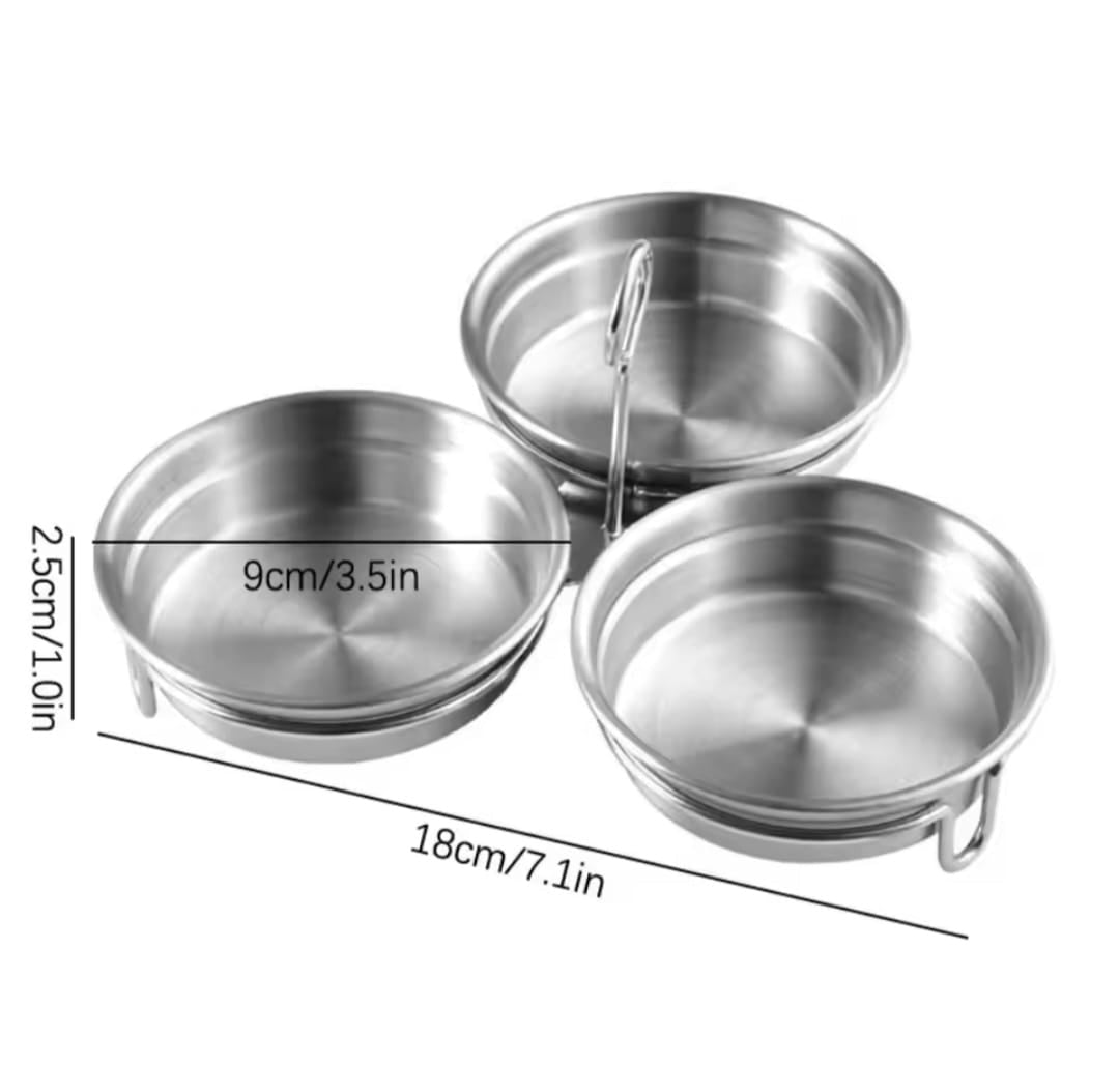 3 in 1 stainless steel egg poacher. Durable egg steamer.