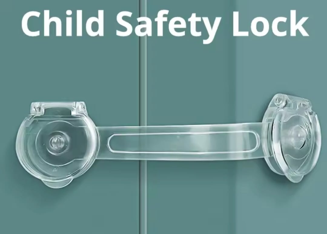 Baby cabinet locks strap drawer lock.