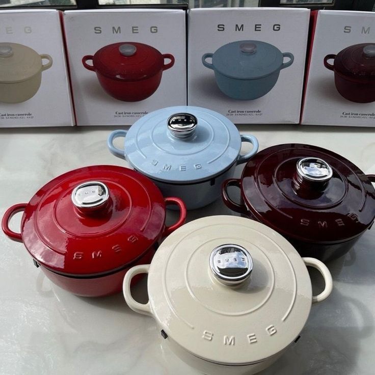 SMEG Casserole Cast Iron