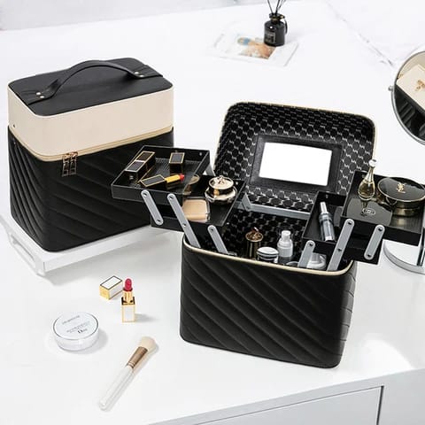 2 tier Make up box