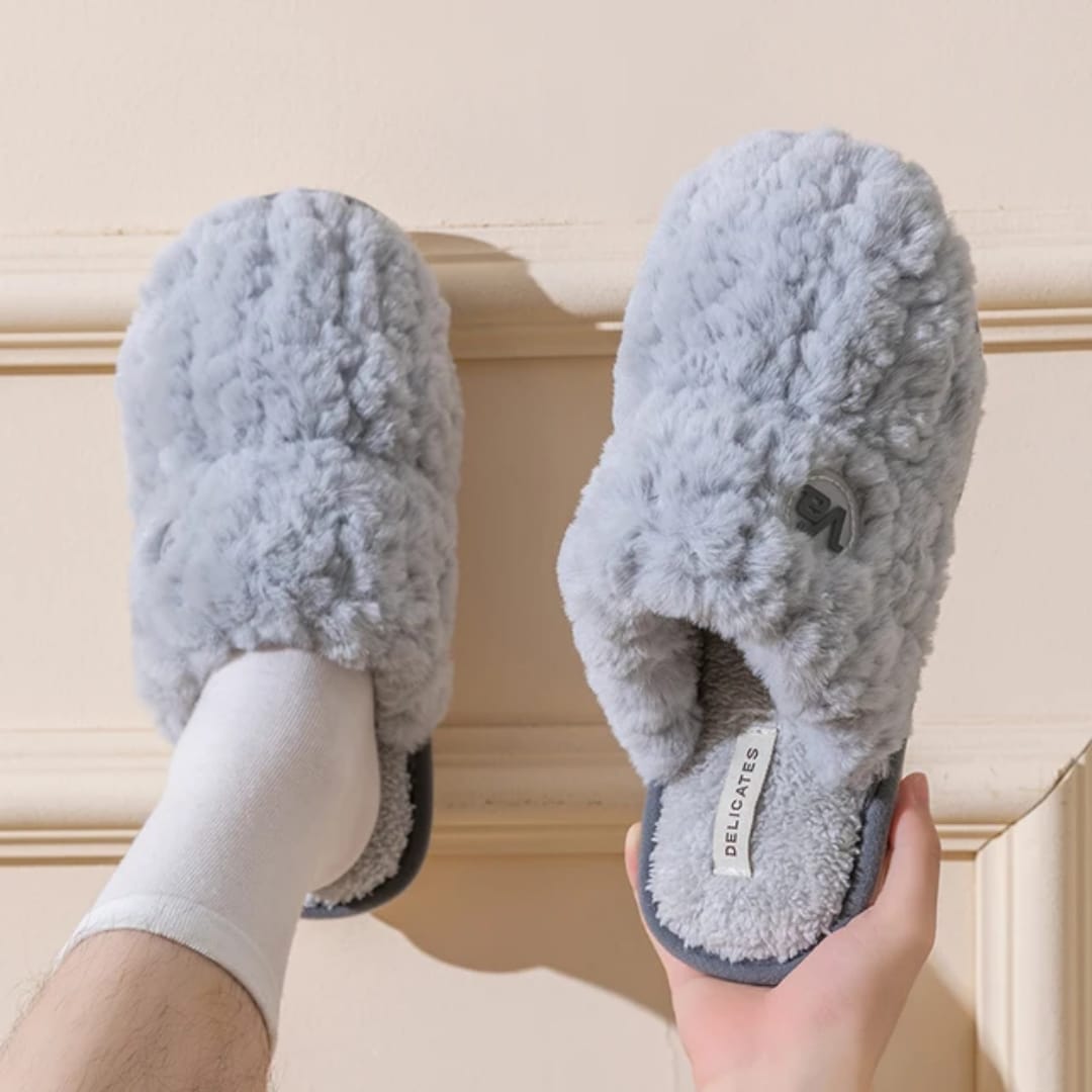 Anti-Slip Durable Indoor/Outdoor Warm Cotton Home Slides