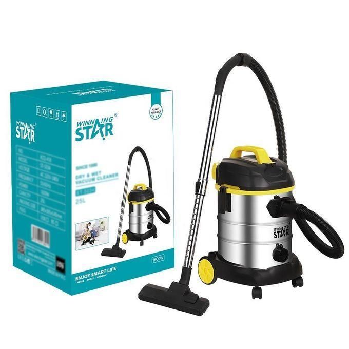 25L Commercial / Domestic/ industrial Wet and dry Stainless steel vacuum cleaner