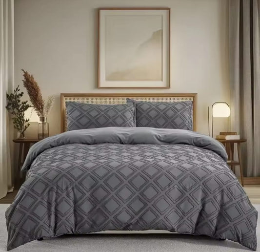 Tufted design duvet covers