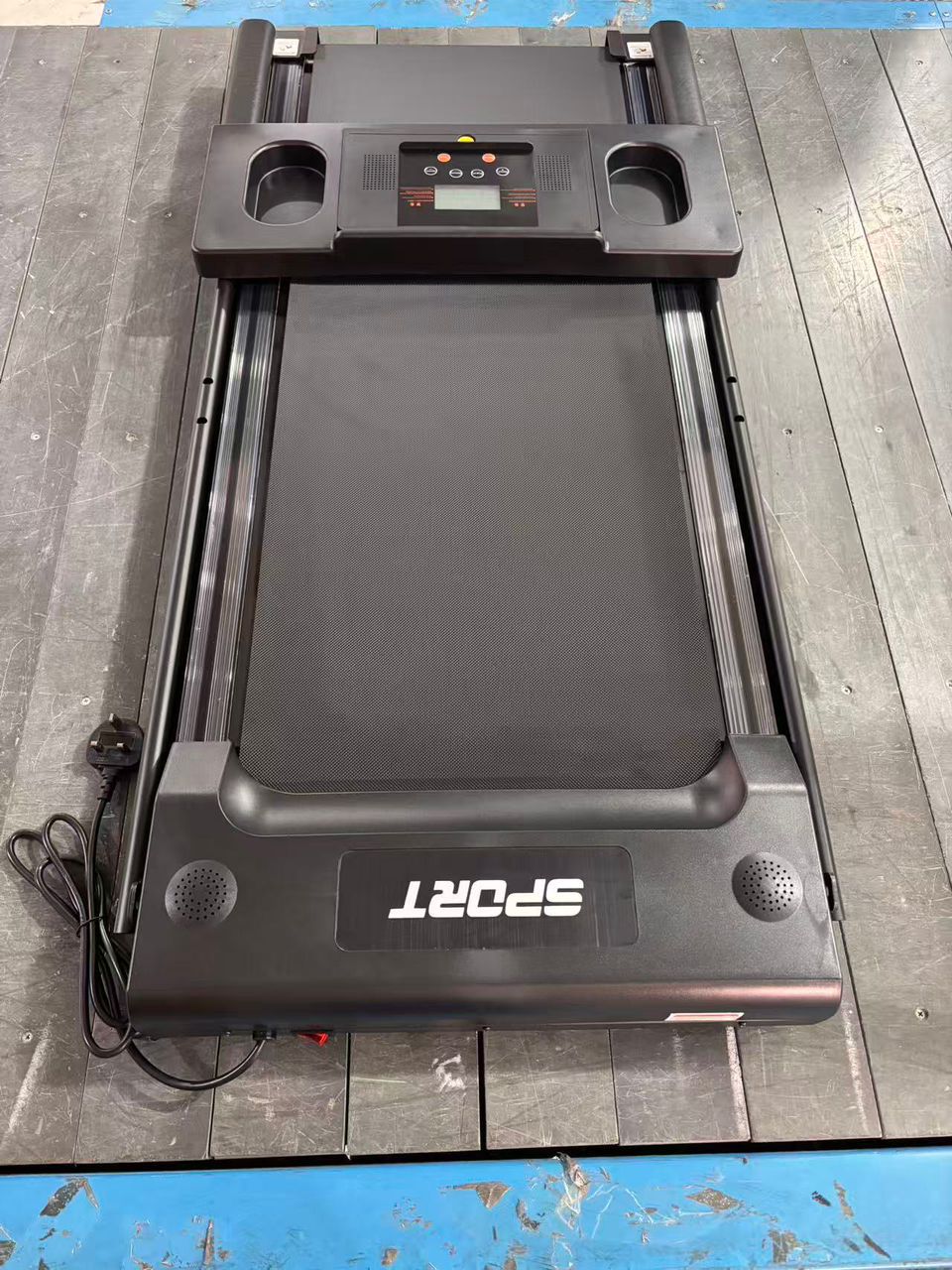 New Foldable Walking Pad / Treadmill With Bluetooth connectivity, manual incline option, and safety hand bars