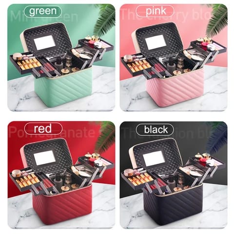 2 tier Make up box