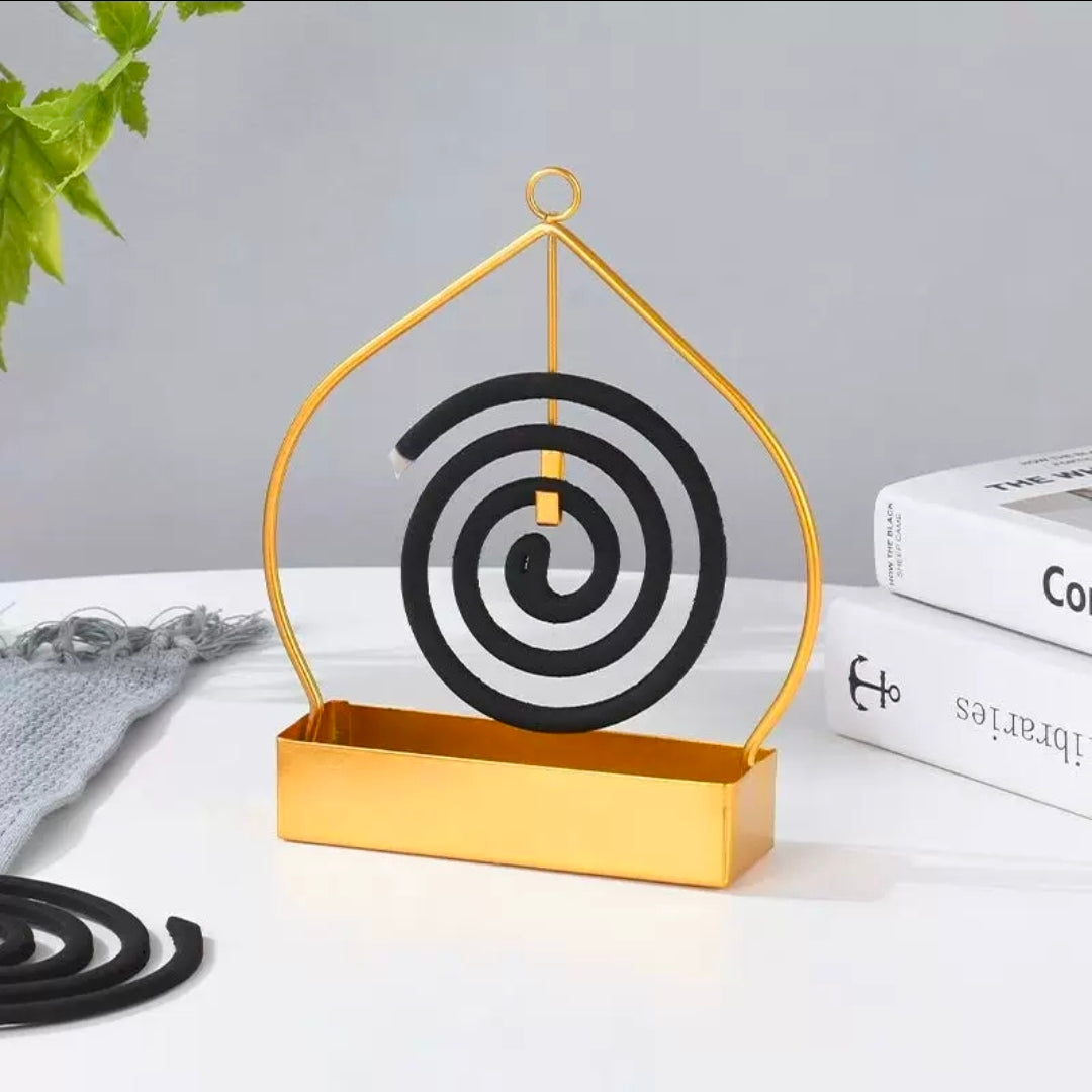 Creative Anti-scald mosquito coil holder with tray