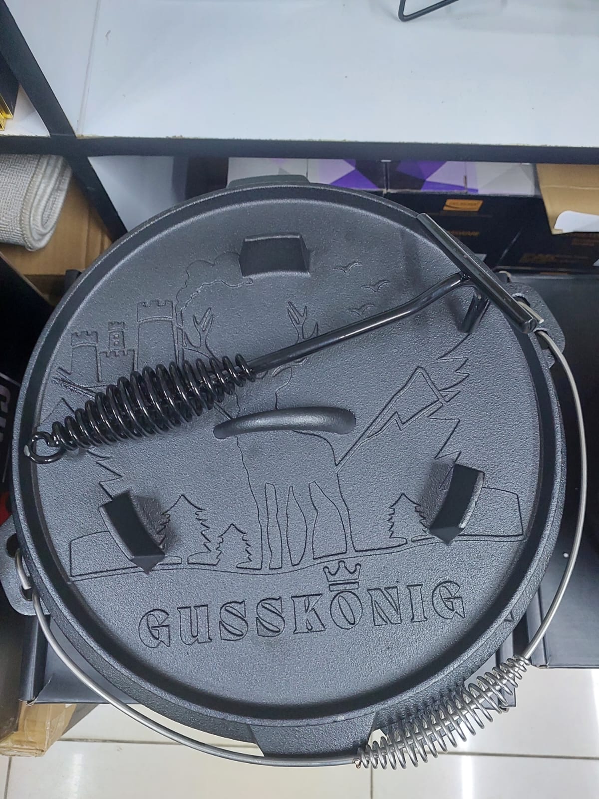 12ltrs Preseasoned Dutch oven
