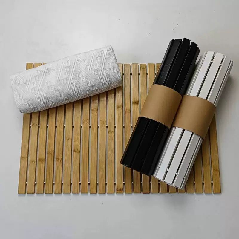 Bamboo Wood Bath Mat 40x60cm – Bathroom & Kitchen Rug