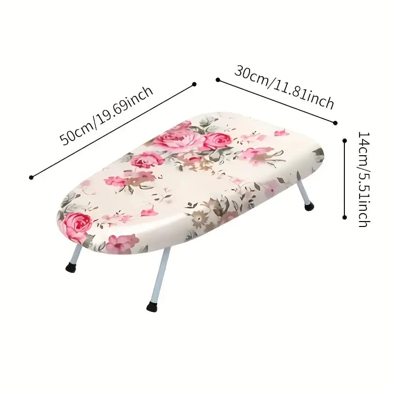 Foldable mini ironing board