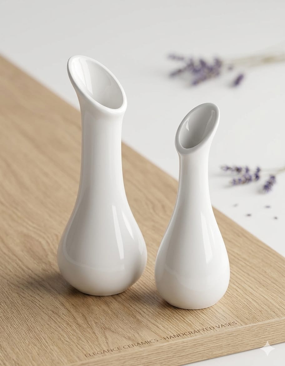 Ceramic Slim Nose Vase