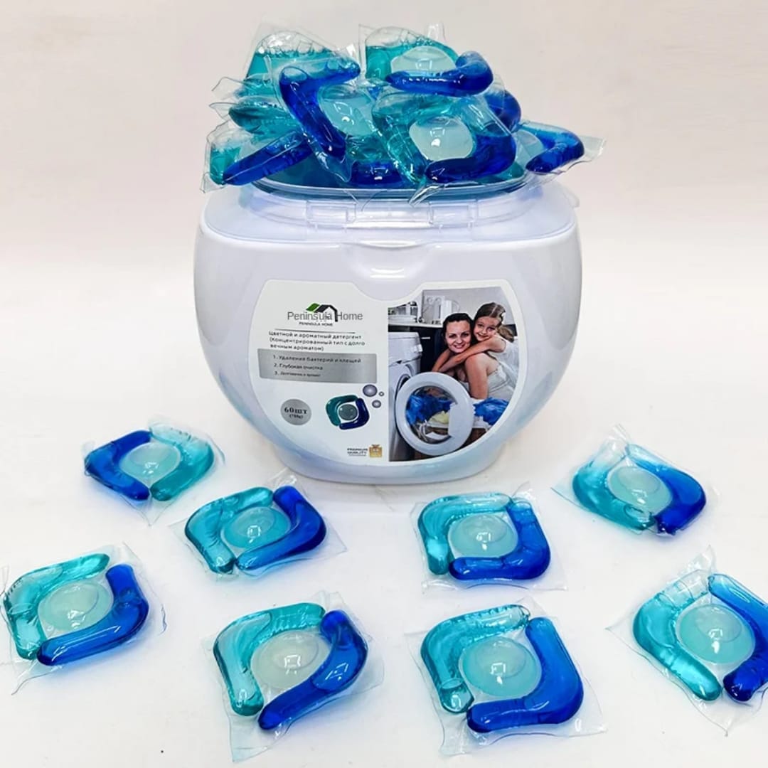 60Pcs 3 in 1 Laundry Capsule Pods