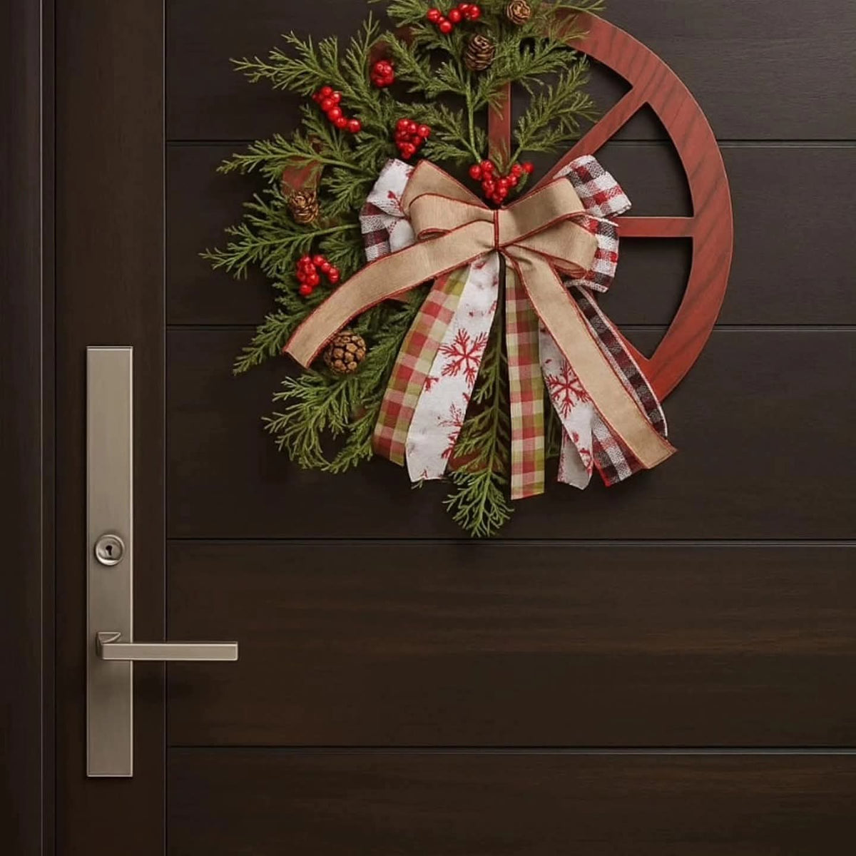 40cm Christmas Rustic When Garland