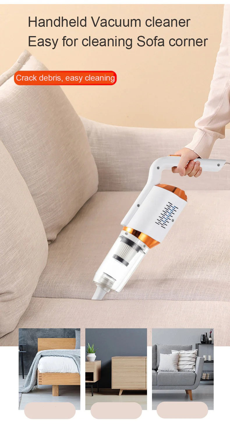 120W Wireless rechargeable Car/ Home Vacuum Cleaner.