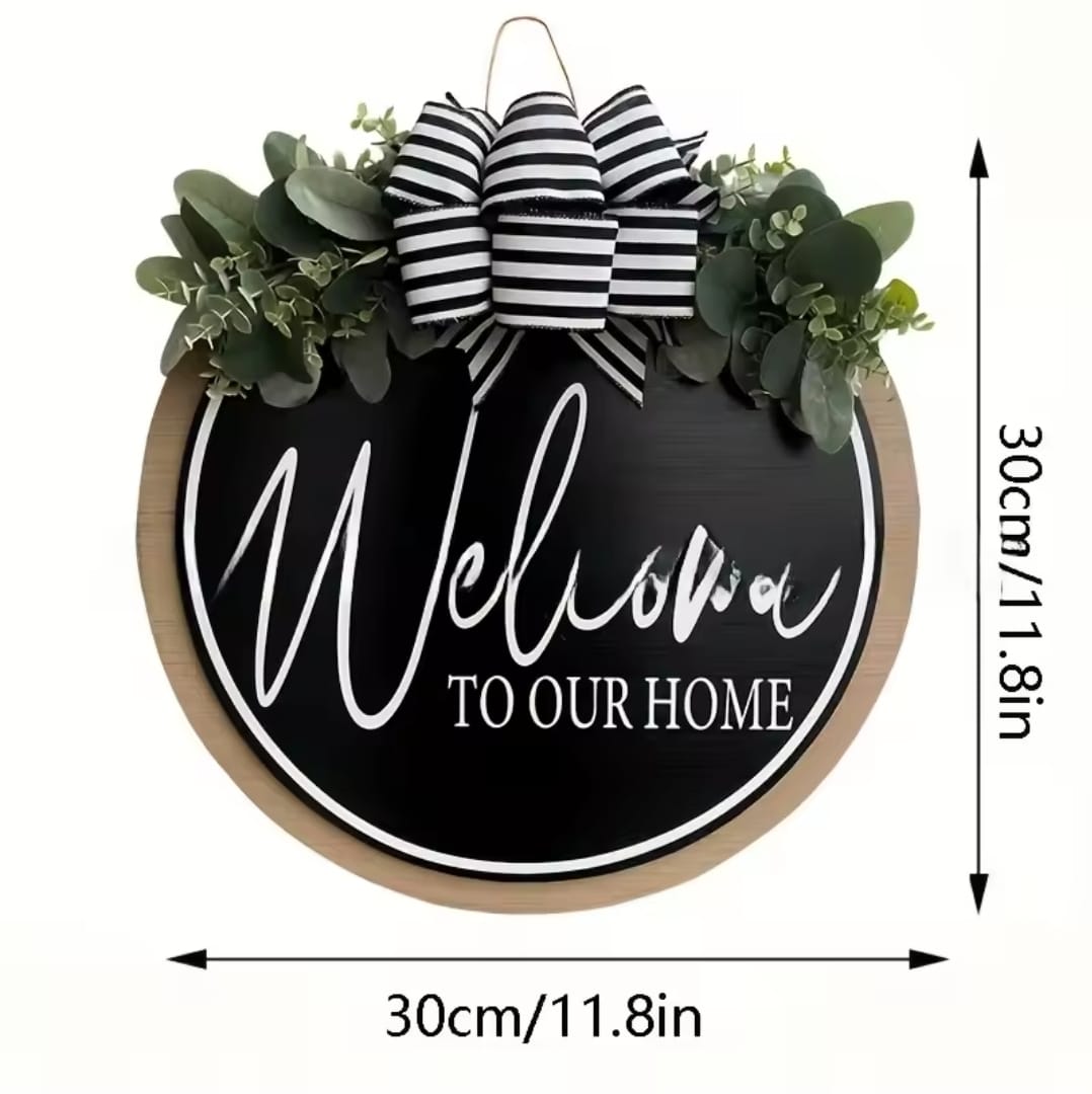 Welcome Door Hanging Sign