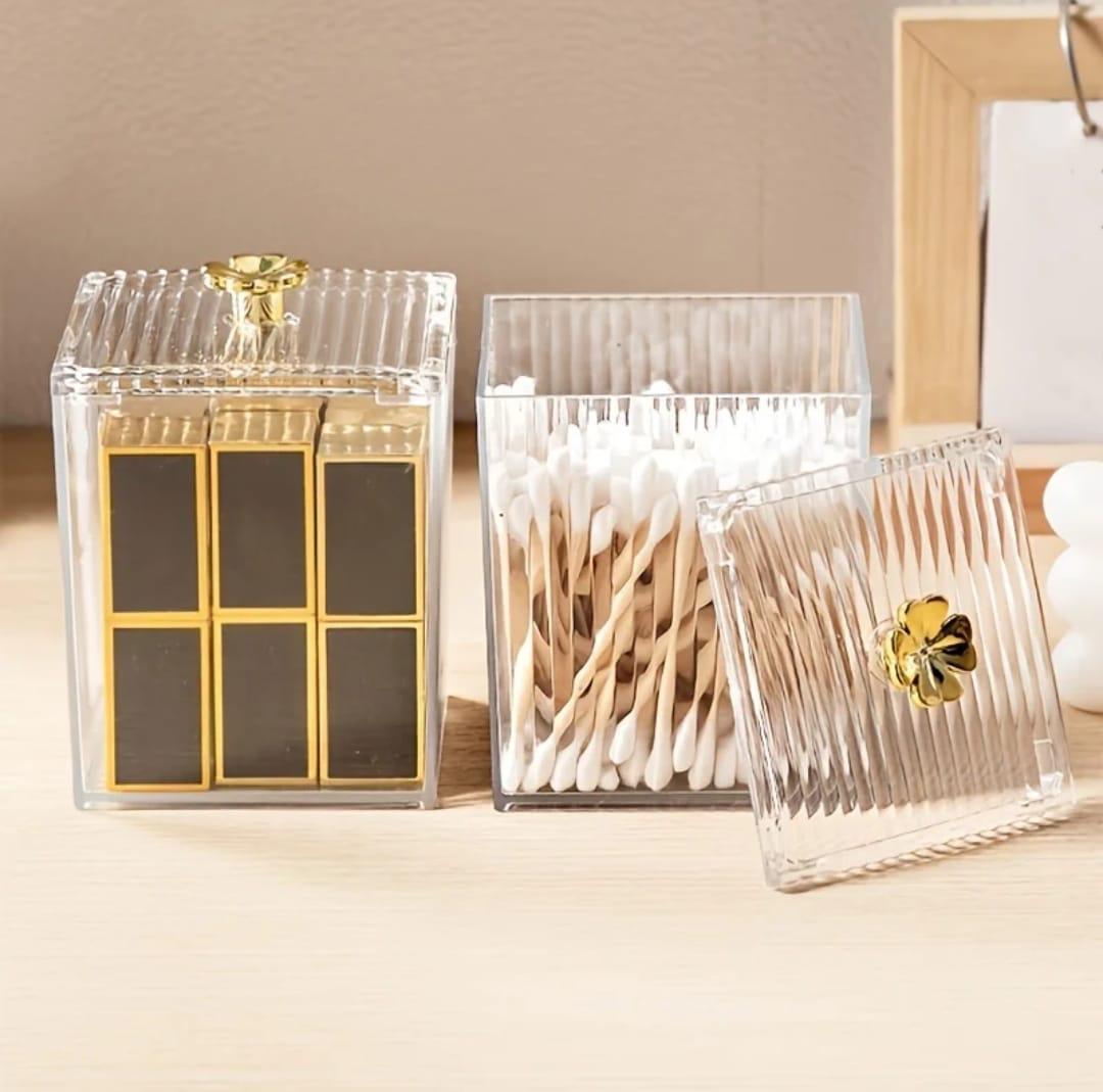 Single  Multifunction Makeup Cotton Pad Storage Box for Cotton Swab