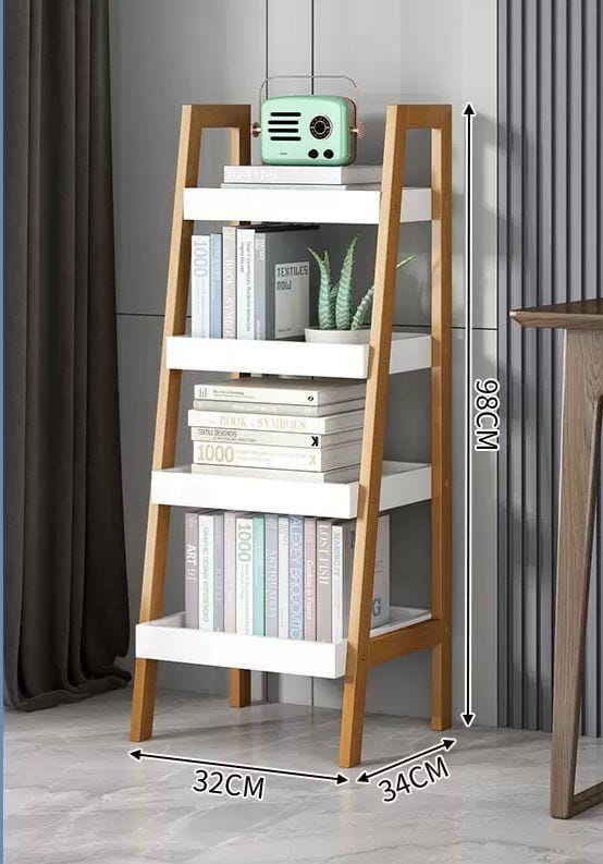 Wood  Storage Display Shelf Wood Storage Rack / Home Office Bookshelf/Plant Flower Stand